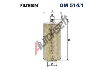 FILTRON Olejov filtr FI OM514/1, OM 514/1
