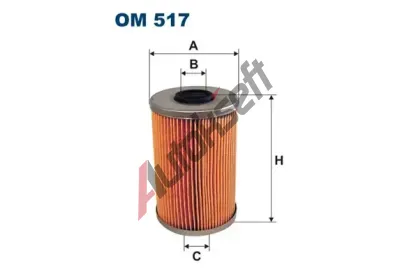 FILTRON Olejov filtr FI OM517, OM 517