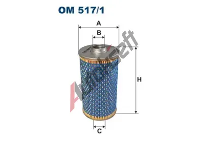 FILTRON Olejov filtr FI OM517/1, OM 517/1