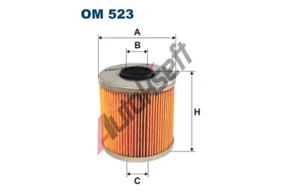 FILTRON Olejov filtr FI OM523, OM 523