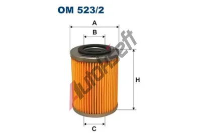 FILTRON Olejov filtr FI OM523/2, OM 523/2