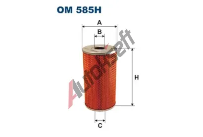 FILTRON Filtr pracovní hydrauliky FI OM585H, OM 585H  FILTRON Filtr pracovní hydrauliky FI OM585H, OM 585H