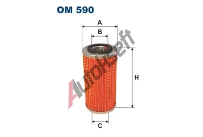 FILTRON Olejov filtr FI OM590, OM 590