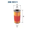 Olejov filtr FILTRON ‐ FI OM591/1