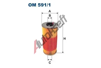 FILTRON Olejov filtr FI OM591/1, OM 591/1