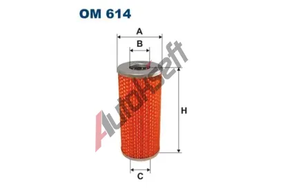 FILTRON Olejov filtr FI OM614, OM 614