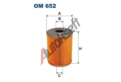 FILTRON Olejov filtr FI OM652, OM 652