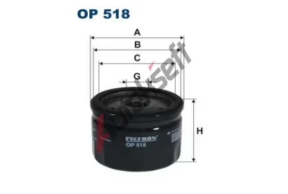 FILTRON Olejov filtr FI OP518, OP 518