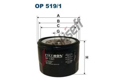 FILTRON Olejov filtr FI OP519/1, OP 519/1
