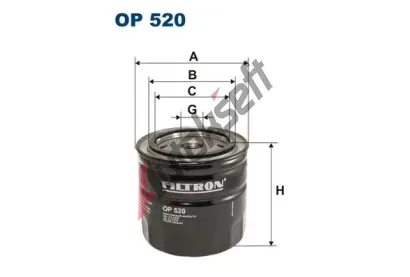 FILTRON Olejov filtr FI OP520, OP 520