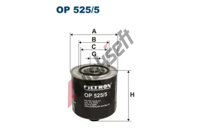 FILTRON Olejov filtr FI OP525/5, OP 525/5