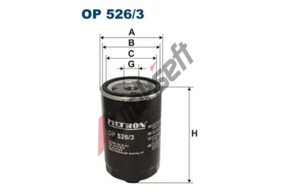 FILTRON Olejov filtr FI OP526/3, OP 526/3