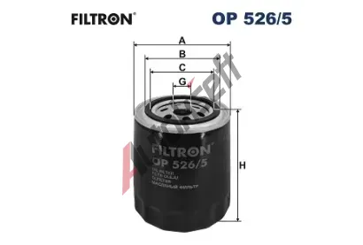FILTRON Olejov filtr FI OP526/5, OP 526/5