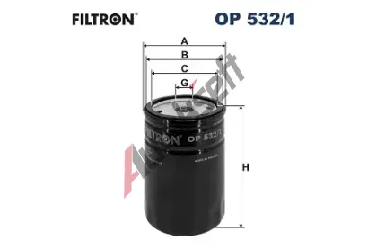 FILTRON Olejov filtr FI OP532/1, OP 532/1