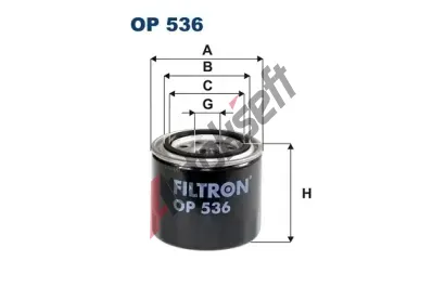 FILTRON Olejov filtr FI OP536, OP 536