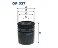 FILTRON Olejov filtr ‐ FI OP537