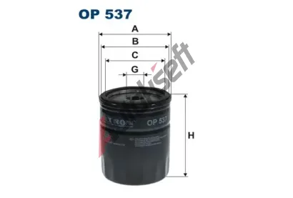 FILTRON Olejov filtr FI OP537, OP 537