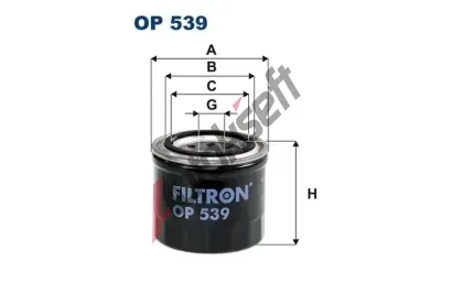 FILTRON Olejov filtr FI OP539, OP 539