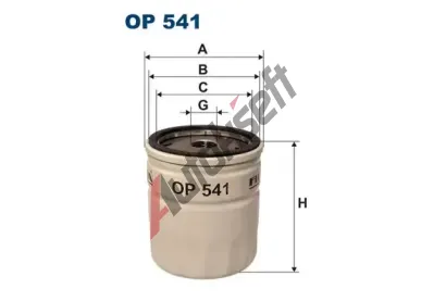 FILTRON Olejov filtr FI OP541, OP 541