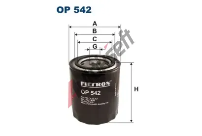 FILTRON Olejov filtr FI OP542, OP 542