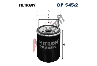 FILTRON Olejov filtr FI OP545/2, OP 545/2