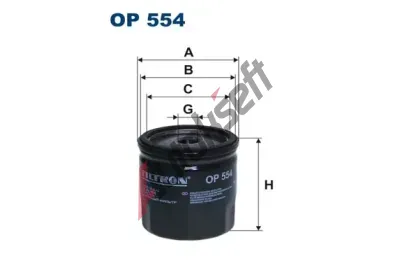 FILTRON Olejov filtr FI OP554, OP 554