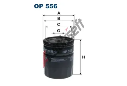 FILTRON Olejov filtr FI OP556, OP 556