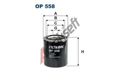 FILTRON Olejov filtr FI OP558, OP 558