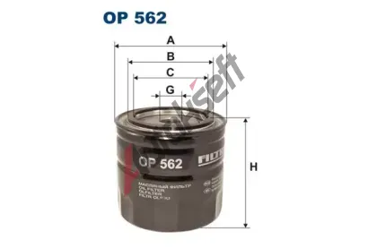 FILTRON Olejov filtr FI OP562, OP 562