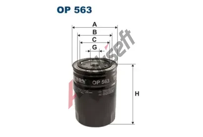 FILTRON Olejov filtr FI OP563, OP 563
