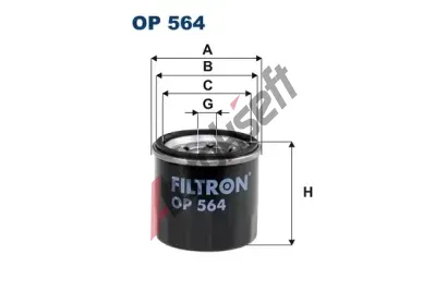 FILTRON Olejov filtr FI OP564, OP 564