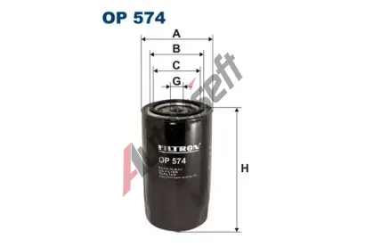 FILTRON Olejov filtr FI OP574, OP 574