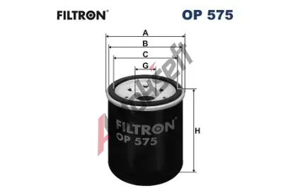FILTRON Olejov filtr FI OP575, OP 575