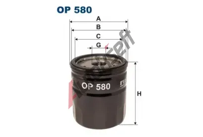 FILTRON Olejov filtr FI OP580, OP 580