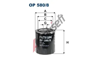 FILTRON Olejov filtr FI OP580/8, OP 580/8