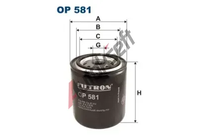 FILTRON Olejov filtr FI OP581, OP 581
