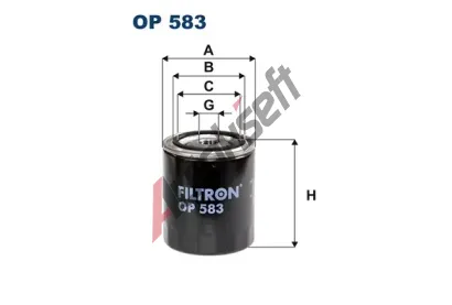 FILTRON Olejov filtr FI OP583, OP 583