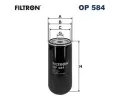 Olejov filtr FILTRON ‐ FI OP584