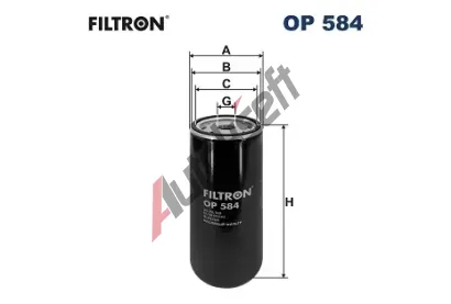 FILTRON Olejov filtr FI OP584, OP 584