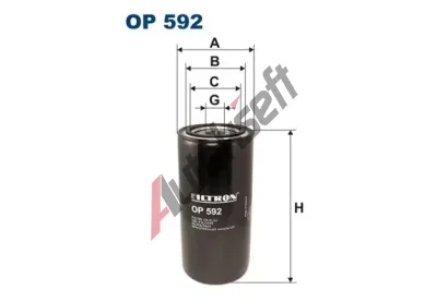 FILTRON Olejov filtr FI OP592, OP 592