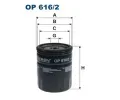 Olejov filtr FILTRON ‐ FI OP616/2