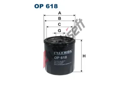 FILTRON Olejov filtr FI OP618, OP 618