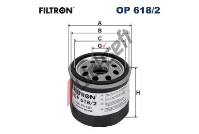 FILTRON Olejov filtr FI OP618/2, OP 618/2