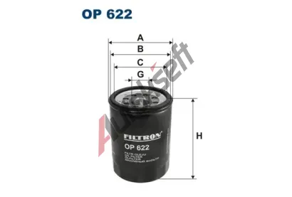 FILTRON Olejov filtr FI OP622, OP 622