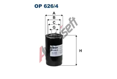 FILTRON Olejov filtr FI OP626/4, OP 626/4