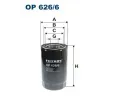 Olejov filtr FILTRON ‐ FI OP626/6