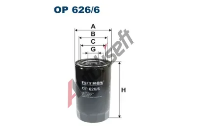 FILTRON Olejov filtr FI OP626/6, OP 626/6