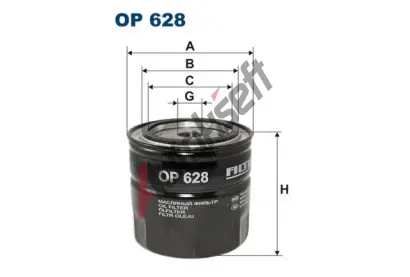 FILTRON Olejov filtr FI OP628, OP 628