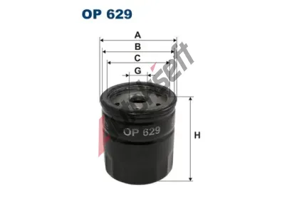 FILTRON Olejov filtr FI OP629, OP 629