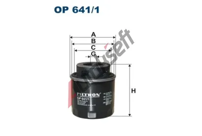 FILTRON Olejov filtr FI OP641/1, OP 641/1